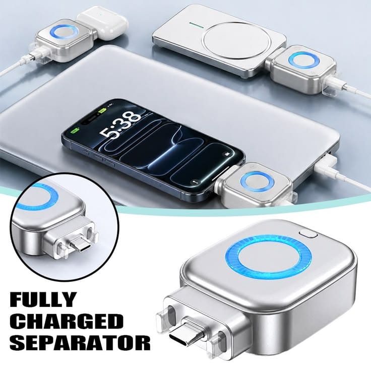 Smart Auto Eject Charging Separator Safe Fast & Convenient
